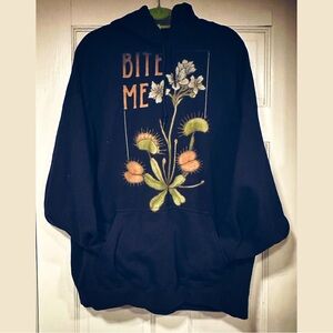 [ 2 FOR $25 ] VENUS FLYTRAP BITE ME BLACK HOODIE